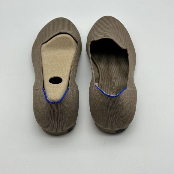 Rothy’s The Loafer Women’s Size 10.5 Portobello Brown Knit Loafer Slip On EUC - Picture 4 of 16